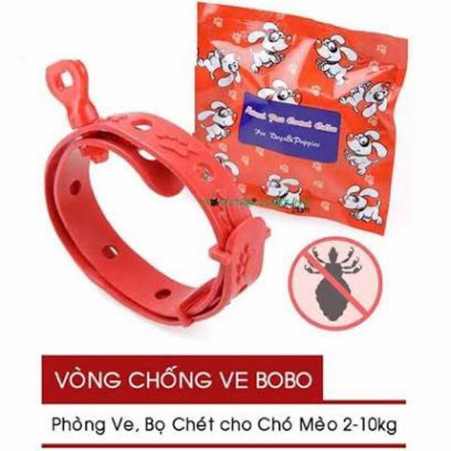 Vòng cổ lục lạc gỗ ngừa ve rận, côn trùng cho thú cưng