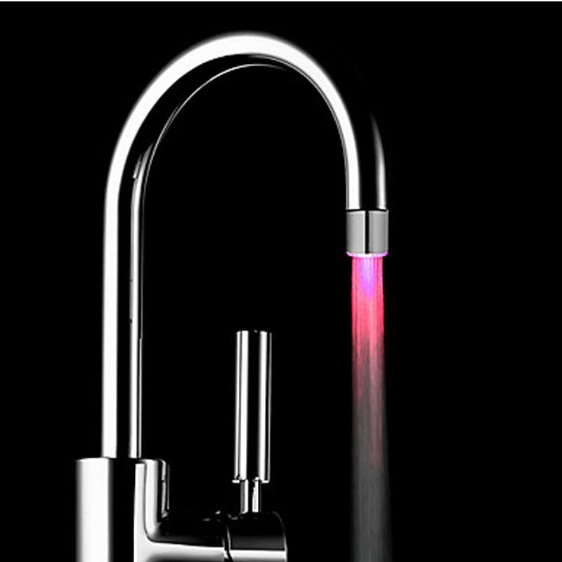 Đầu nối tăng áp vòi nước rửa chén có đèn led tự động phát sáng không sử dụng pin