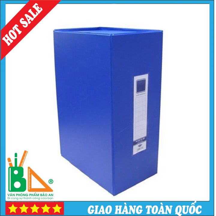 Cặp Hộp 5cm Loại 1CHÍNH HÃNG Cặp Hộp Lưu Trữ Hồ Sơ, Tài Liệu