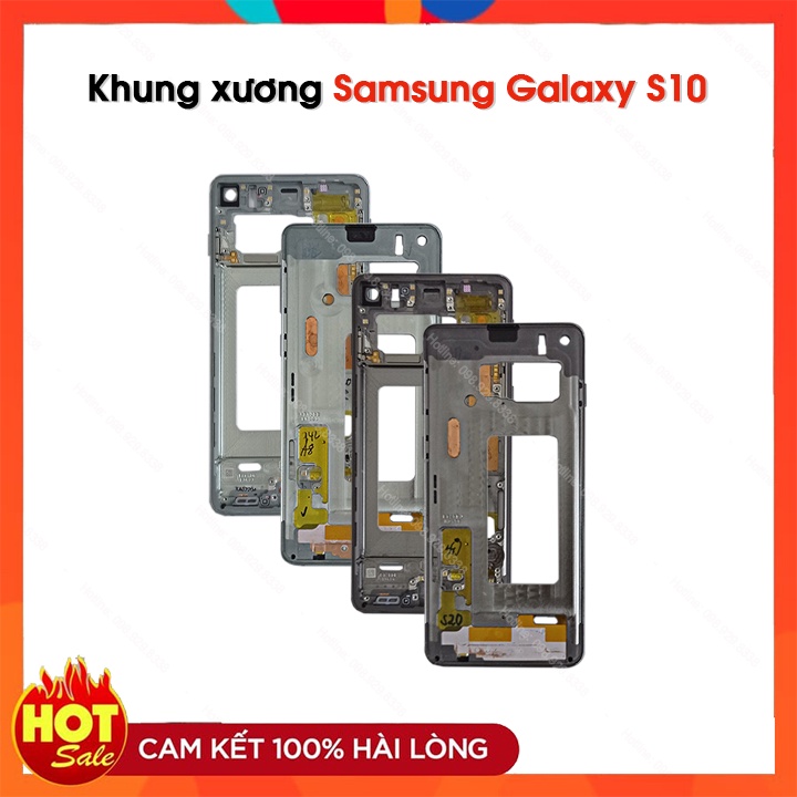 Khung Xương Viền Samsung Galaxy S10 / G973 - Blacket Samsung G973F/DS Zin Bóc Máy