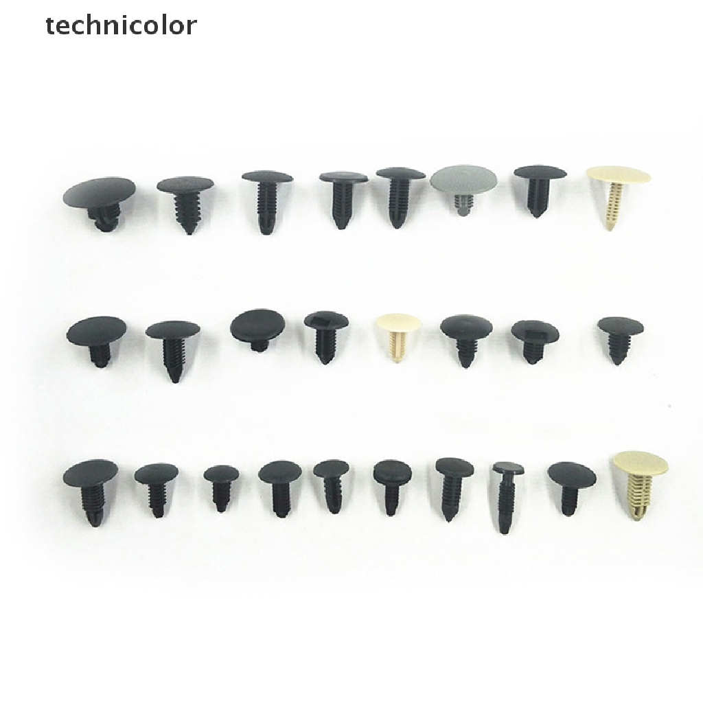 Bộ 100 Đinh Tán Nhựa Nhiều Màu Sắc Cho Xe Hơi