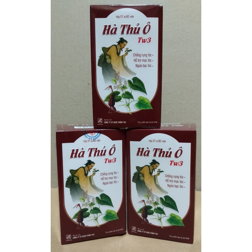 HÀ THỦ Ô TW3 - Giúp Giảm Tóc Gãy Rụng và Bạc Sớm