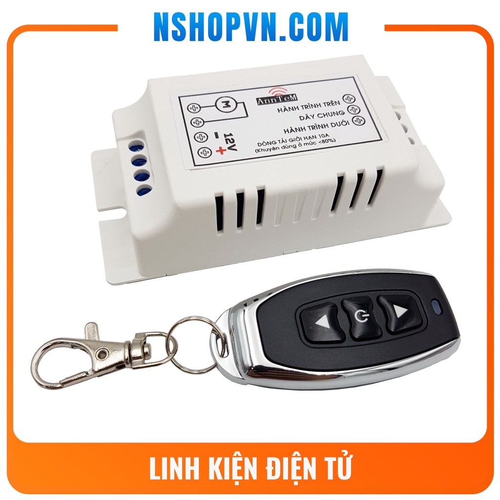 Mạch điều khiển đảo chiều động cơ từ xa 12VDC 10A