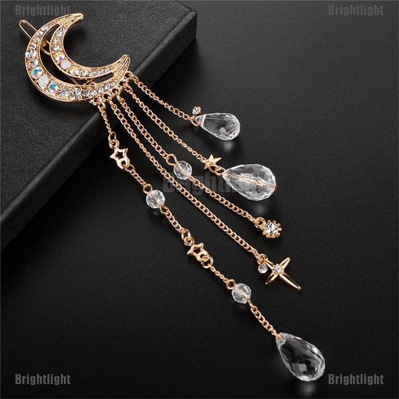 Kẹp Tóc Hình Mặt Trăng Thời Trang Thanh Lịch Cho Nữ