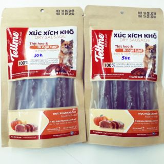 Xúc xích sấy khô dạng thanh gặm cho chó