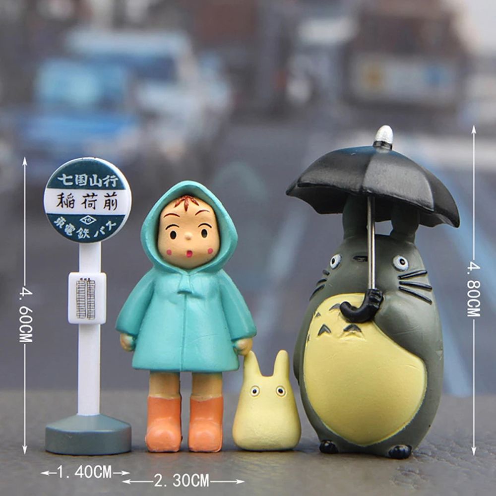 Mô hình nhân vật Totoro bằng PVC dùng để trang trí xe hơi/ sân vườn