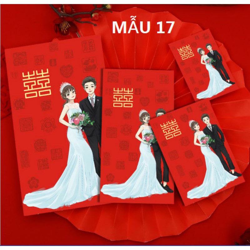 Bao lì xì dùng trong bưng quả đám cưới