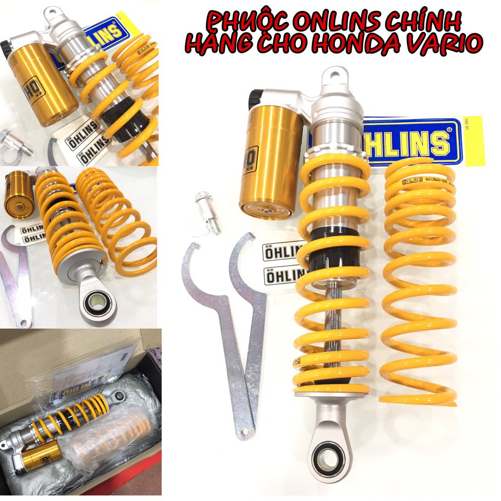 PHUỘC OHLINS DÀNH CHO HONDA VARIO/CLICK BÌNH DẦU DƯỚI CHÍNH HÃNG