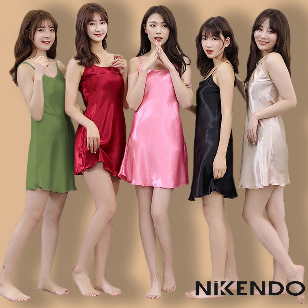 Xả Hàng Lẻ Màu Váy Ngủ 2 Dây, Đầm Ngủ Đẹp - Nikendo