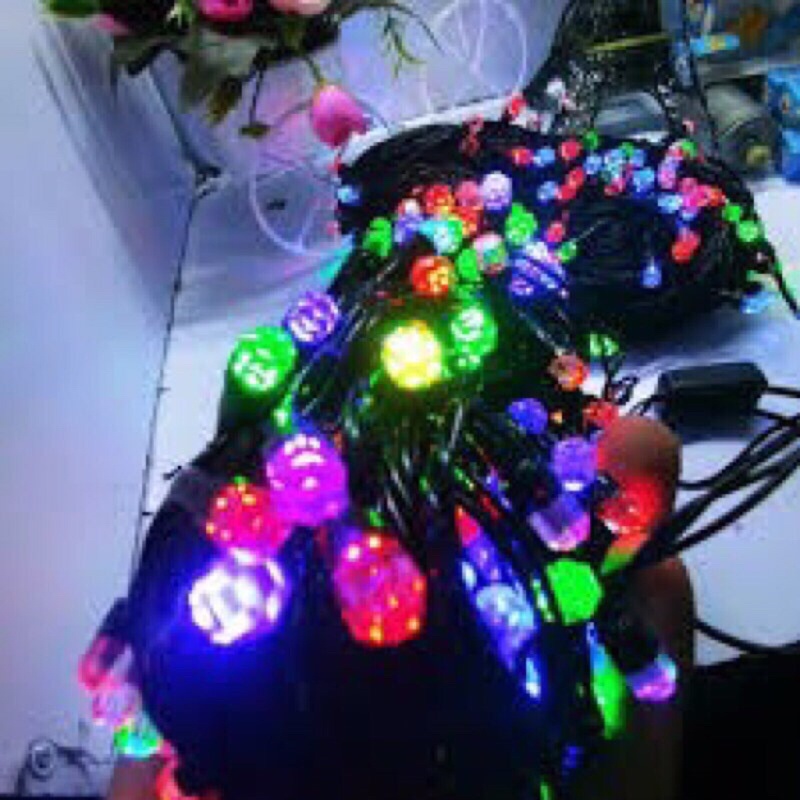 Đèn nháy led kim cương 50m