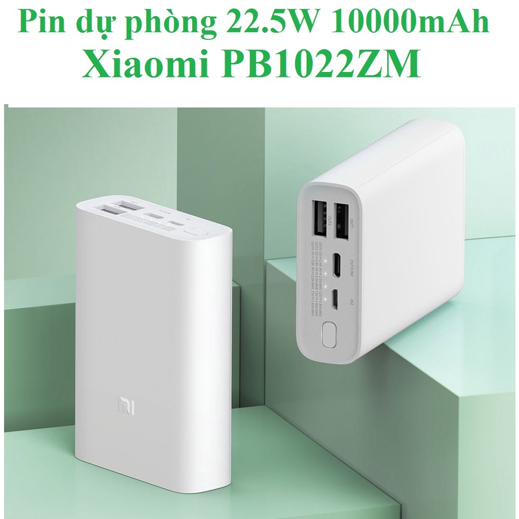 Pin dự phòng 22.5W dung lượng 10000mAh Xiaomi PB1022ZM