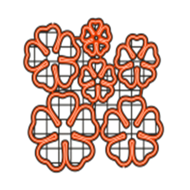 Set 6 tấm khuôn cắt giấy kim loại tạo hình bông hoa xinh xắn dành cho trang trí