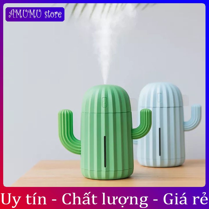 Máy phun sương tạo ẩm mini hình cây xương rồng