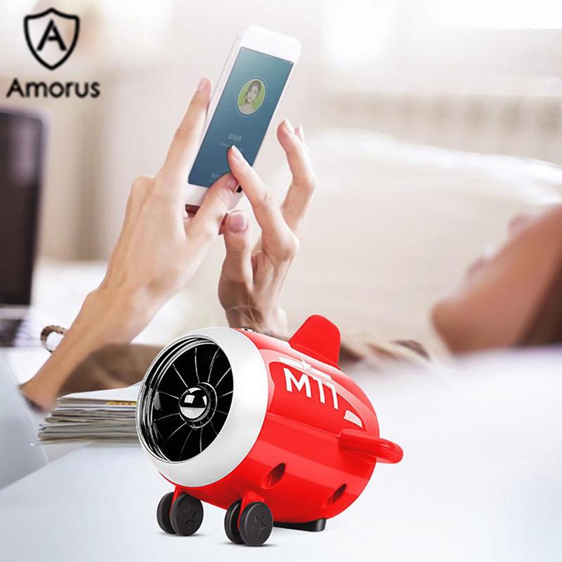 Loa Bluetooth không dây Amorus hình máy bay độc đáo chất lượng cao