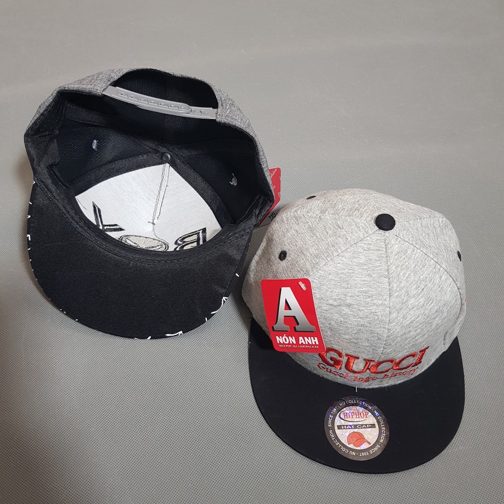 Nón kết snapback spiderman và g.u.cci bé trai