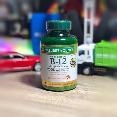 [FREE SHIP] Viên uống Vitamin B12 2500mg Nature’s Bounty 300 viên Mỹ
