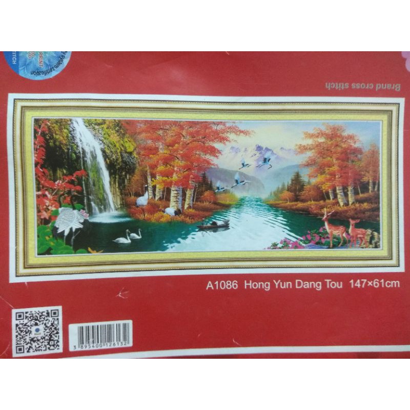 Tranh thêu phong cảnh mùa thu