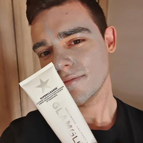 Sữa Rửa Mặt Đất Sét GlamGlow Supercleanse Clearing Cream to Foam Cleanser 150g