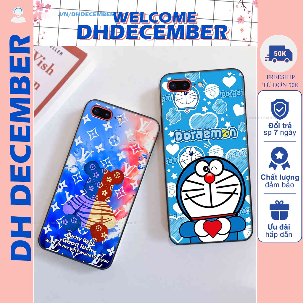 Ốp lưng iphone 7 PLUS / 8 PLUS in hình gấu K@ws, gấu nâu, dor@emon RẺ- ĐẸP- BỀN