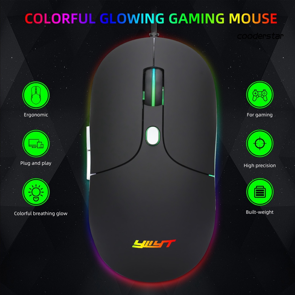 Chuột Gaming Cood-Co Có Dây 7 Màu Cho Ywyt G854