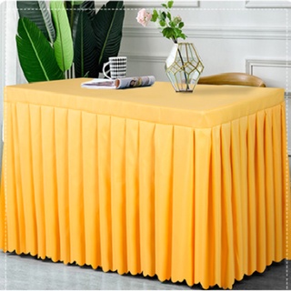 Khăn trải bàn Phật xếp ly màu VÀNG(thảm trải bàn)1m2,1m4,1m6,1m8(NHẬN MAY THEO YÊU CẦU)