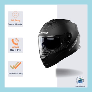 [TẶNG PINLOCK] MŨ BẢO HIỂM FULLFACE LS2 FF800 STORM ĐEN NHÁM
