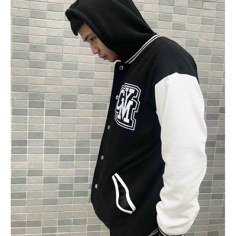 áo khoác bomber chất nỉ CYM, áo bomber thời trang thu đông nam nữ, form rộng unisex freesize giá rẻ ulzzang hàng 1 lớp