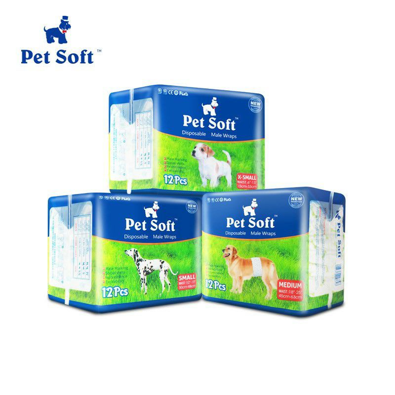 Bỉm chó đực Pet Soft