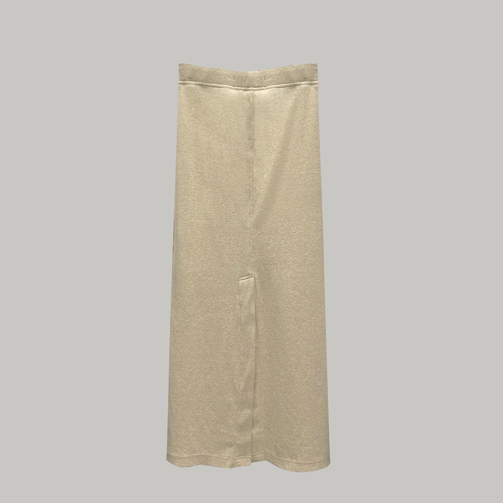 MAHU - VÁY ÔM THUN ĐƠN GIẢN XẺ SAU XESA | BigBuy360 - bigbuy360.vn