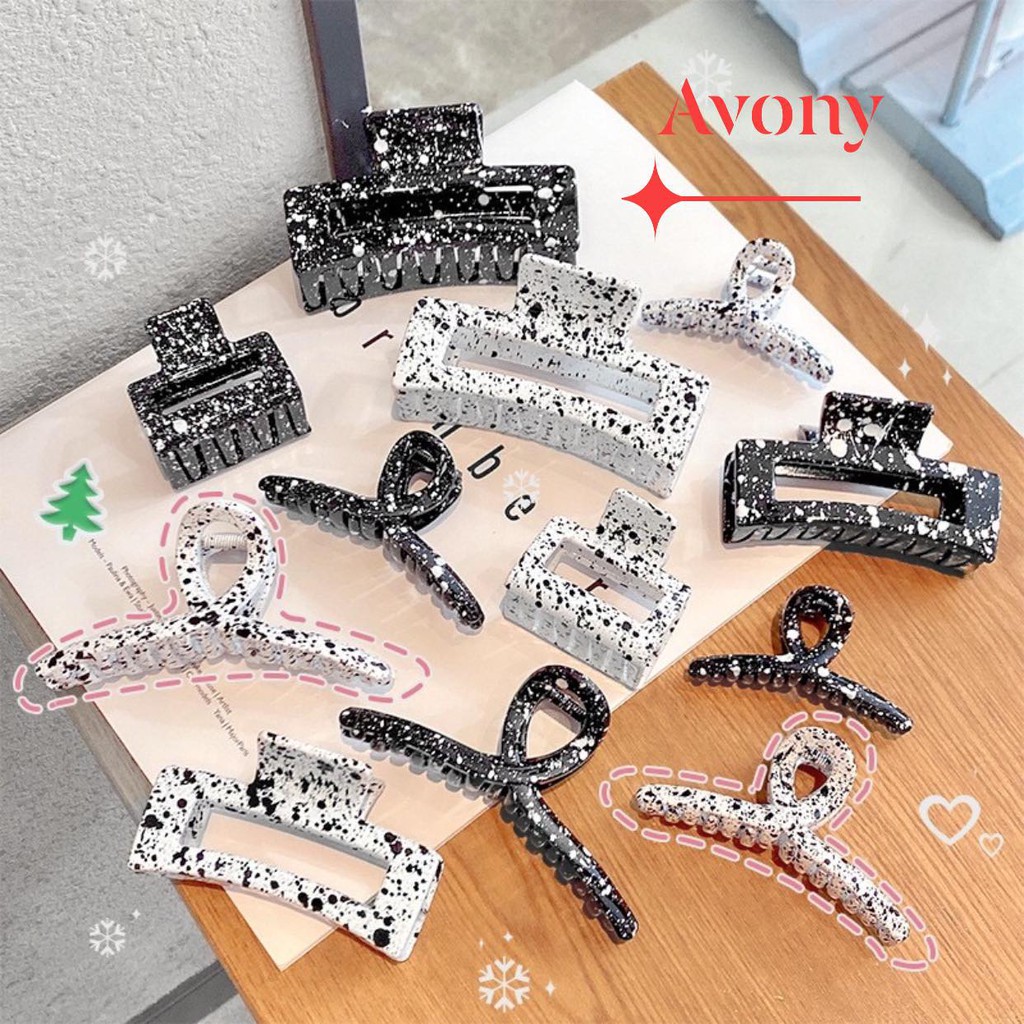 Kẹp tóc nữ thời trang theo trend HOT màu bò sữa ( màu trứng cút)