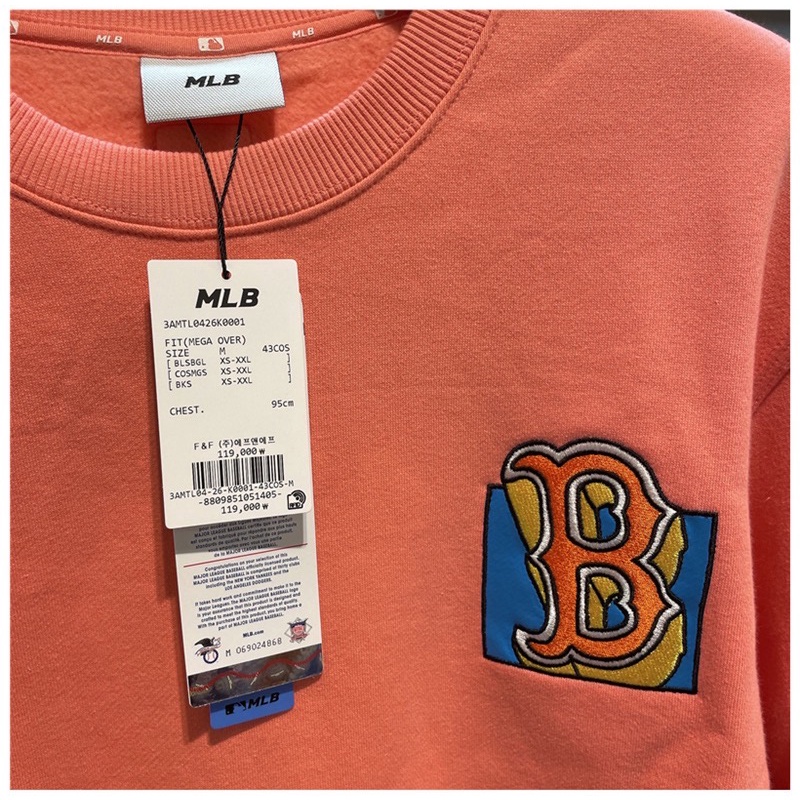 Áo Nỉ Sweater MLB Cartoon Brushed Mega - Áo Swt MLM nam nữ chính hãng 3AMTL0426