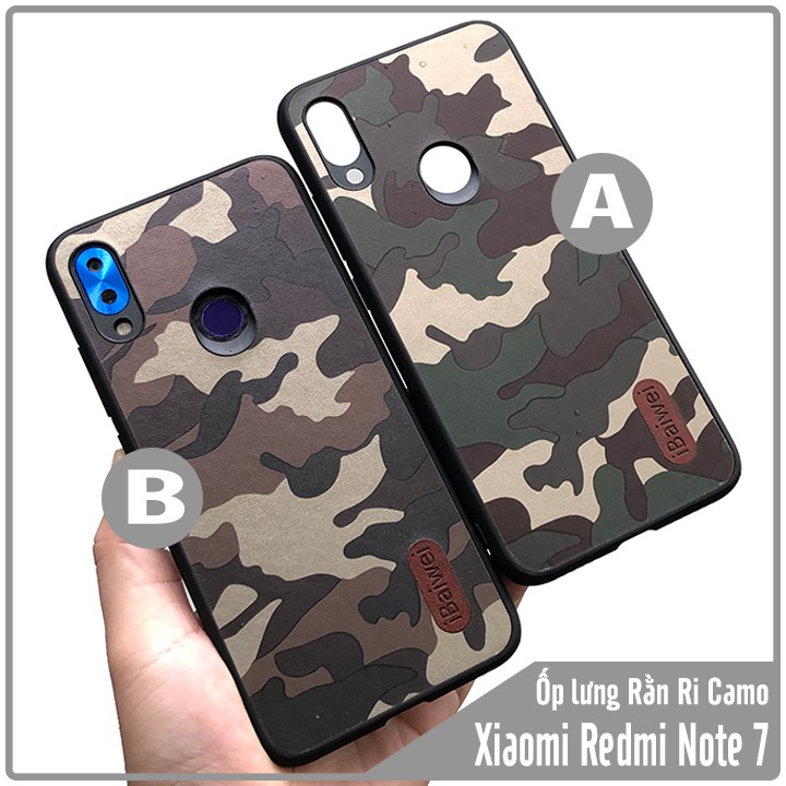 Ốp lưng Xiaomi Redmi Note 7 Rằn Ri Camo iBaiwei