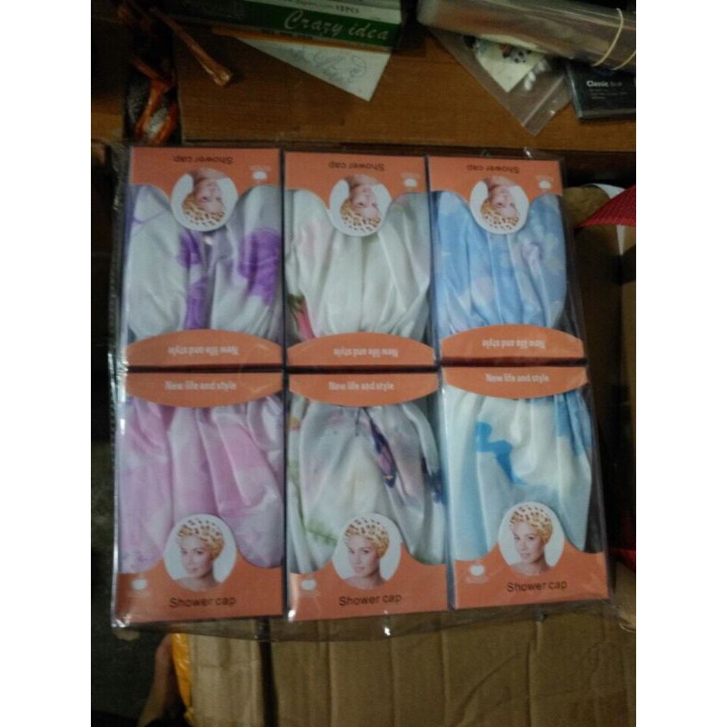 sét 2 mũ chụp đầu ủ tắm ( hàng trong suốt)