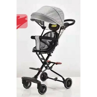 Xe đẩy đi dạo gấp gọn 4 bánh 2 chiều