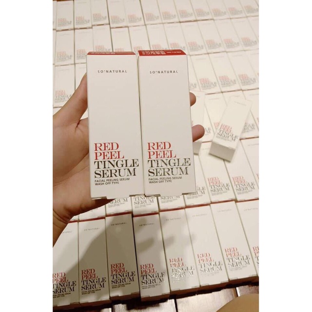 RED PEEL TINGE SERUM SONATURAL - Serum Peel Da Sinh Học Thế Hệ Mới