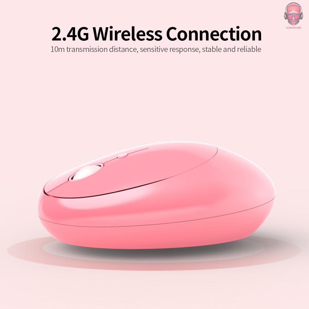 Hot Sale Mofii SM390 2.4GHz Wireless Mouse Portable Ergonomic Mouse with 3 Adjustable DPI Plug and Play for PC Laptop Pink