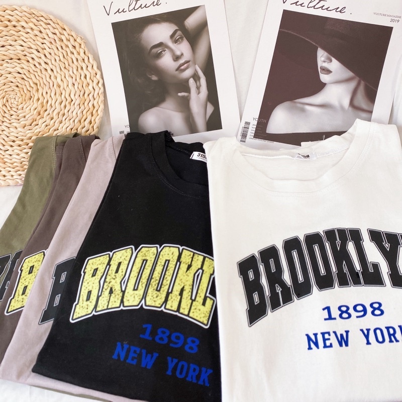 Áo phông 3158 ,áo thun nữ form rộng chất cotton in chữ new york