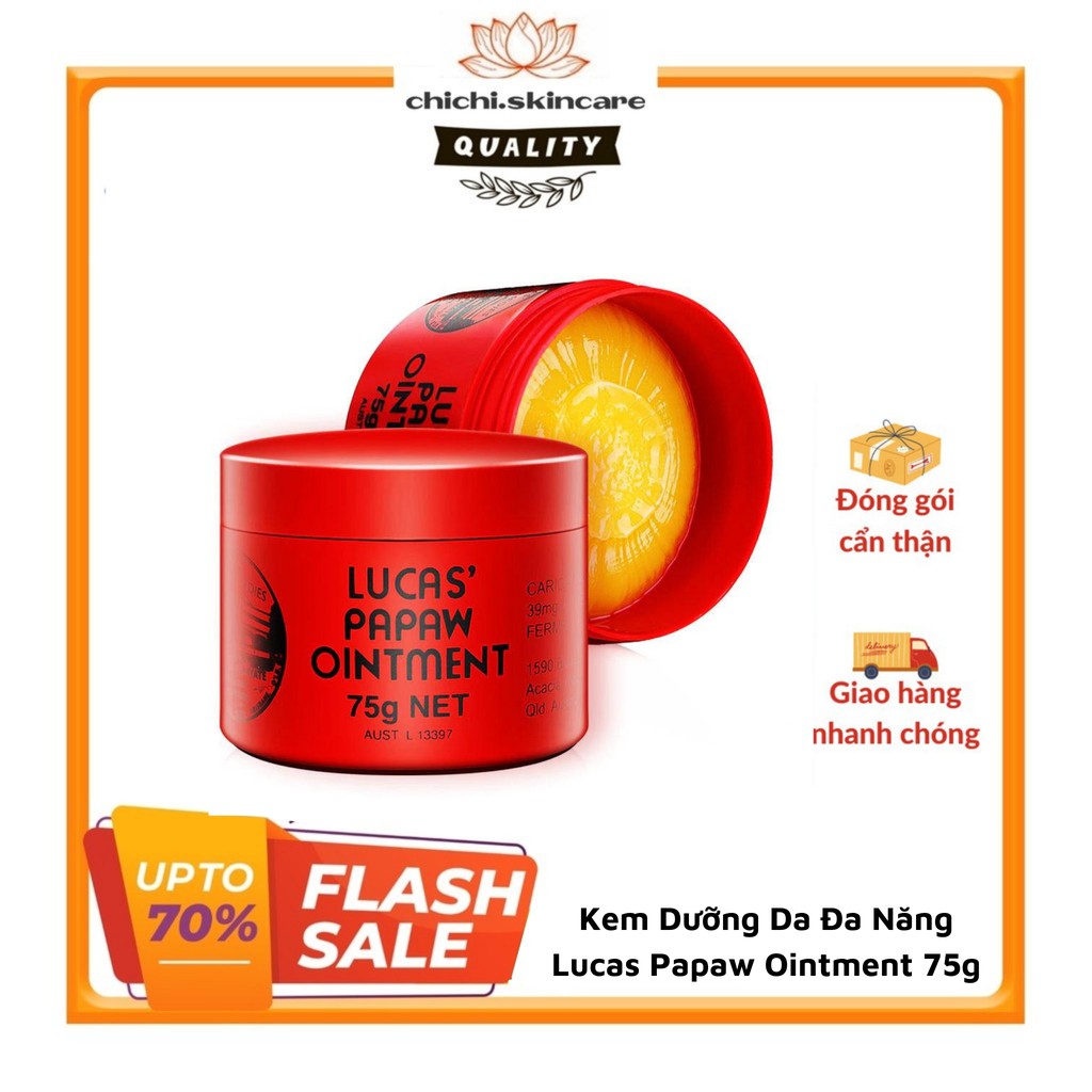 (304917 - SẴN) Kem Đa Năng Lucas Papaw Ointment 75g