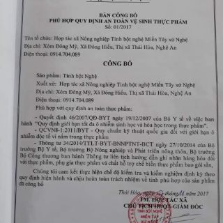 500g Tinh bột nghệ nếp đỏ