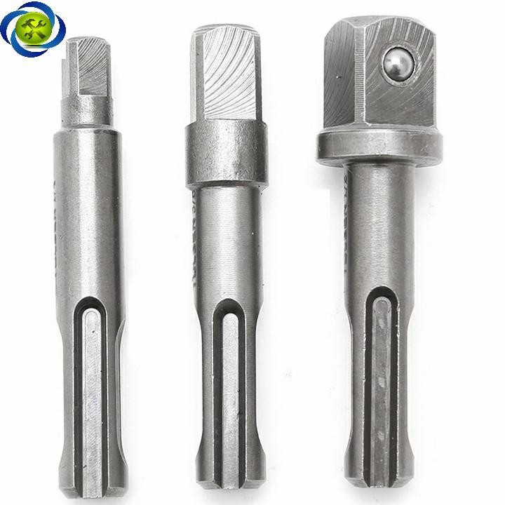 Bộ Đầu Chuyển Chân SDS-Plus Sang Tuýp 3 Cái 1/4"-3/8"-1/2" Tolsen 77865