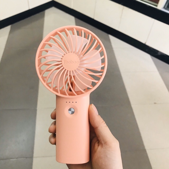 Quạt cầm tay mini chính hãng Yoobao 3000 - 6000 chạy liên tục 8 - 32h