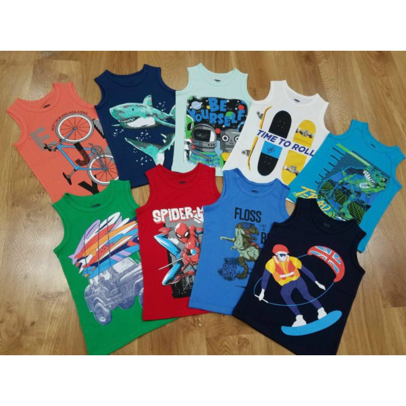 Áo ba lỗ bé trai