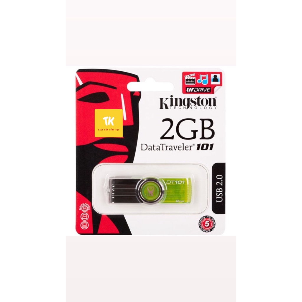 USB Kingston (2G,4G,8G,16G,32G) chính hãng, bảo hành 1 năm, cam kết đủ dung lượng.