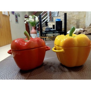 ✅ Nồi sứ STAUB hình Quả ớt - Thương hiệu Pháp