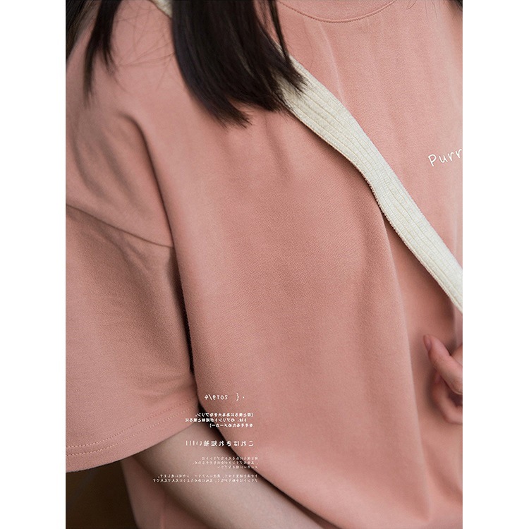 NRVP 2021 new summer Korean women's letter printing loose short-sleeved t-shirt women ins all-match top tees