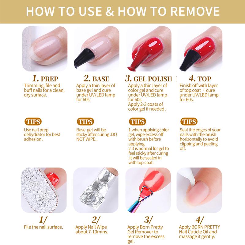 Gel Dán Nối Dài Móng Tay 6 Trong 1 BORN PRETTY 15g