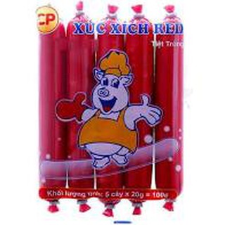 Xúc xích tiệt trùng CP gói 100g