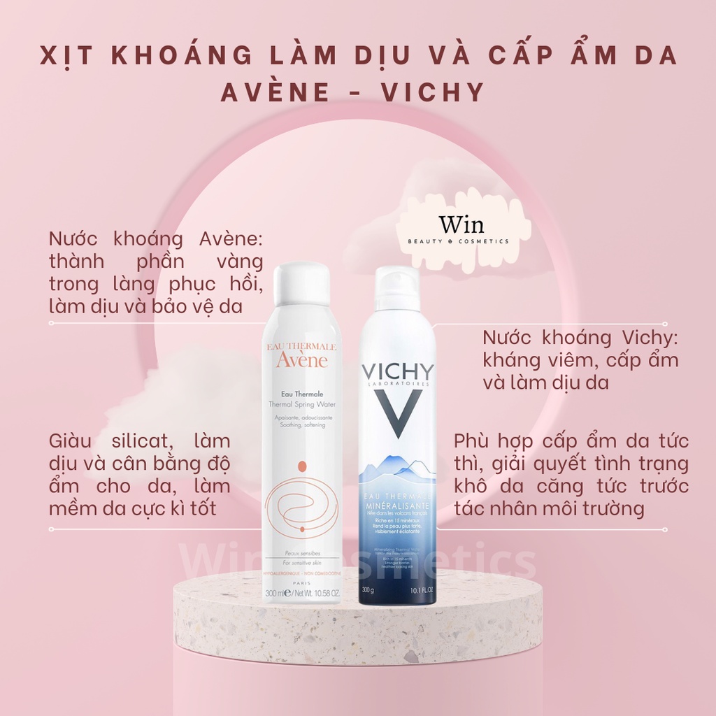 Xịt Khoáng Avène 300ml - Xịt khoáng Vichy 300ml chuẩn Pháp | BigBuy360 - bigbuy360.vn