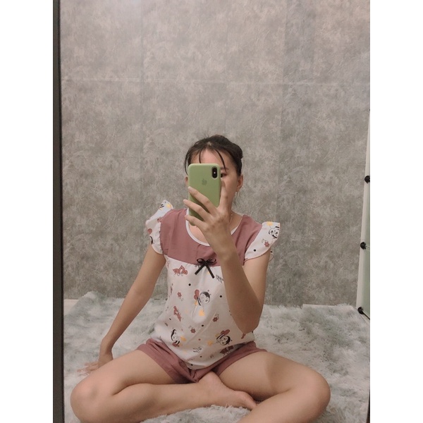 Đồ bộ mặc nhà tay ngắn - Đồ ngủ thoải mái | BigBuy360 - bigbuy360.vn