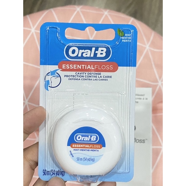 Chỉ xỉa răng Oral-B, made in Ireland, Chỉ nha khoa có sáp Oral-B Essential Floss